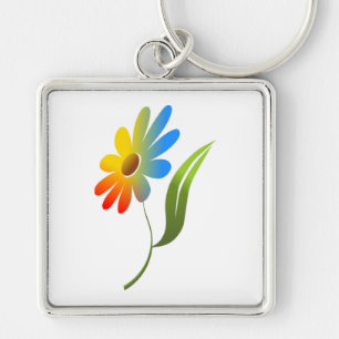 LLAVERO FLORES DE RAINBOW