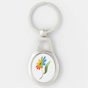 LLAVERO FLORES DE RAINBOW