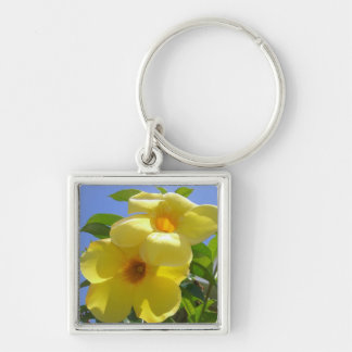 Llavero Flores de trompeta doradas I
