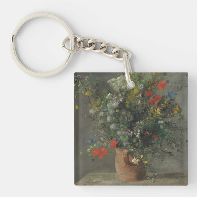 Llavero Flores en un florero, c.1866 (Frente)