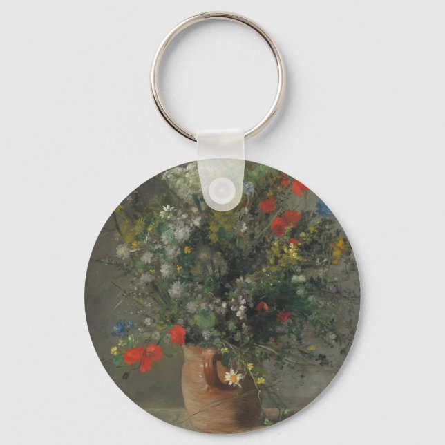 Llavero Flores en una vasa, c.1866 (Anverso)
