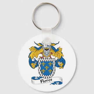 Llavero Flores Family Crest
