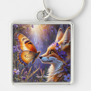 Llavero Flores Fox Fantasy Cute Butterfly