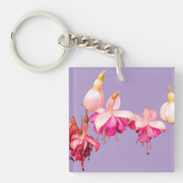 Llavero Flores moradas