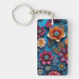 Llavero Flores Paisley