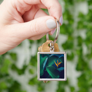 Llavero Flores Pájaro del paraíso