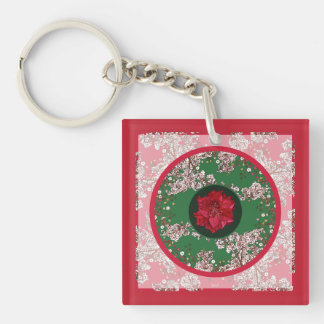 Llavero Flores para Navidad