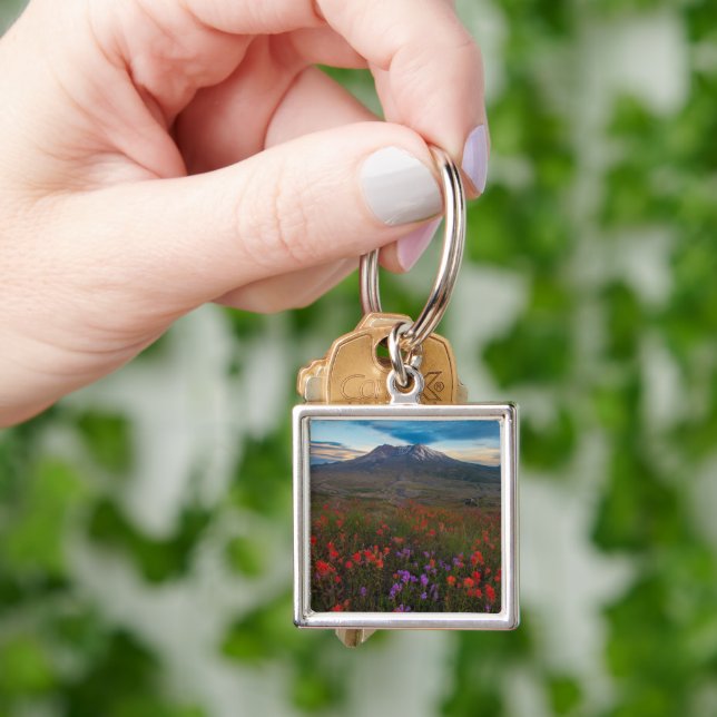 Llavero Flores | Pincel indio y penstemon (Mano)