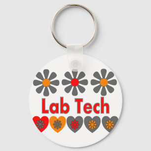 Llavero Flores RETRAS de la tecnología del laboratorio