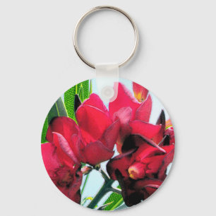 Llavero Flores rojas