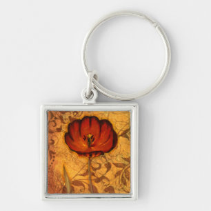 Llavero Flores rojas I