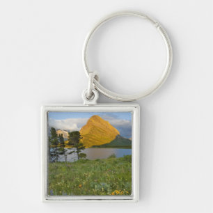 Llavero Flores silvestres a lo largo del lago Swiftcurrent