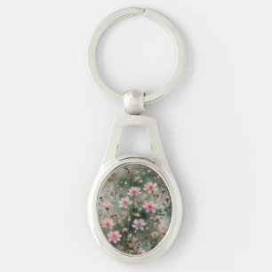 Llavero Flores silvestres de bonito
