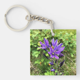 Llavero Flores silvestres en el sendero, Oregón