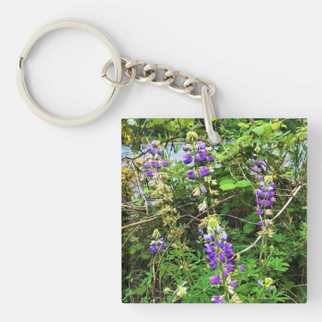 Llavero Flores silvestres en el sendero, Oregón (Frente)