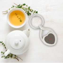 Llavero Flores silvestres nombre de patrón gris cadena de