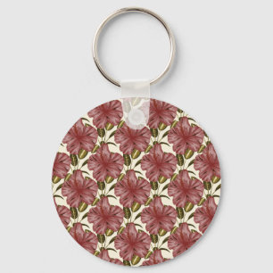Llavero Flores tropicales sin costura flores rojas
