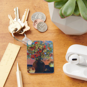 Llavero Flores y Gatos de Paul Gauguin, Arte Antiguo Fino