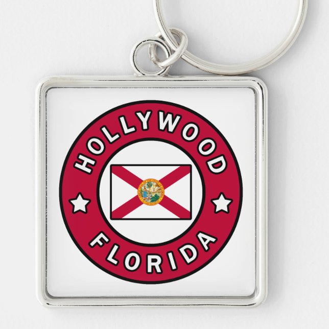 Llavero Florida de Hollywood (Frente)
