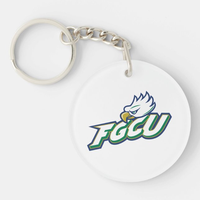 Llavero Florida Gulf Coast University | FGCU Azul Eagles (Frente)