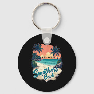 Llavero Florida Keys Vintage Key West Playa Smathers