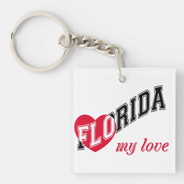 Llavero Florida mi amor (Frente)