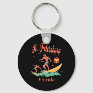 Llavero Florida St. Petersburg Fl surfista surfear playa F