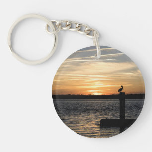 Llavero Florida Sunset con Pelican