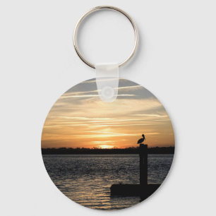 Llavero Florida Sunset con Pelican