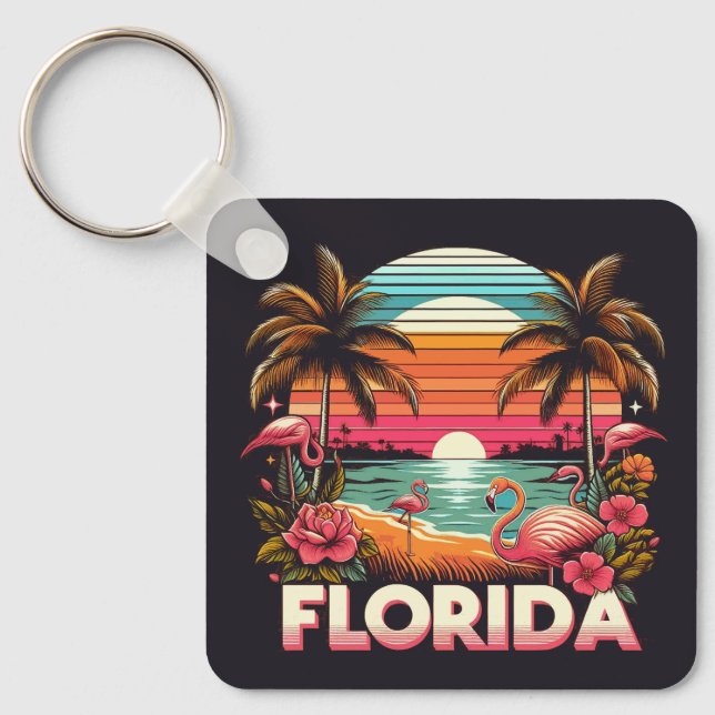 Llavero Florida Vintage (Anverso)