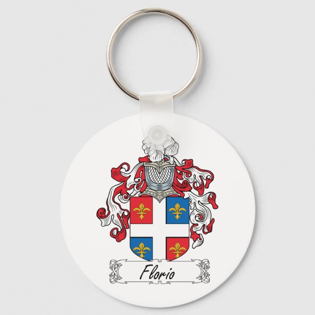 Llavero Florio Family Crest (Anverso)