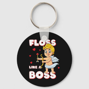 Llavero Floss Como Un Jefe Cupido Día de San Valentín Chic