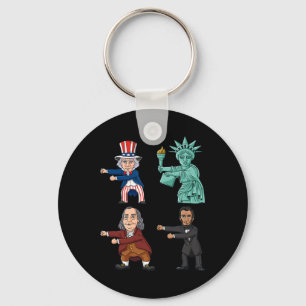 Llavero Floss Como Un Jefe Tío Sam Ben Franklin Liberty 4