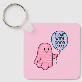 Llavero Flota con buenos vibraciones diseño lindo boo