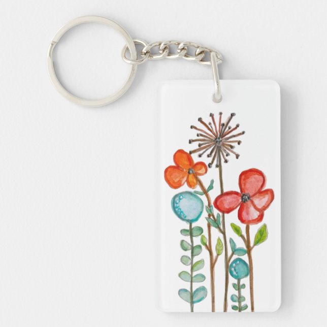 Llavero Flowers (Frente)