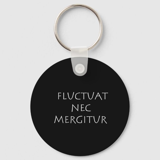 Llavero Fluctuat nec mergitur (Anverso)
