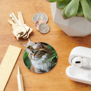 Llavero "Fluff and Cuddle: El gato persa chupado"