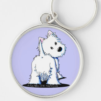 Llavero Fluffy Butt Westie