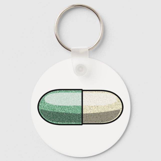 Llavero Fluoxetina con brillo (Anverso)