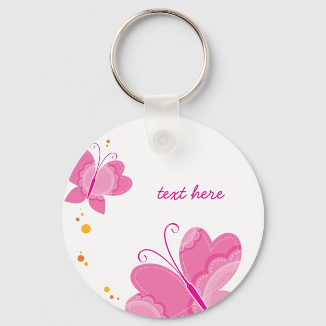 Llavero FLUTTERBY BUTTERFLIES :: serie de tres 1 (Anverso)