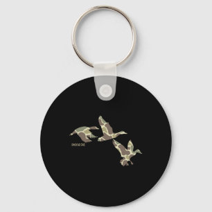 Llavero Flying Mallard Duck Camouflage Camo Caza de Patos