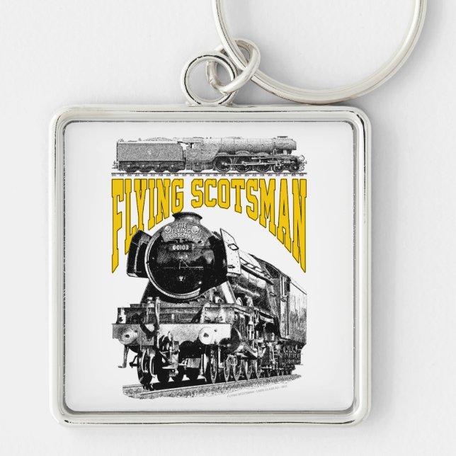 Llavero Flying Scotsman Steam Locomotive. 1923 LNER Train (Frente)