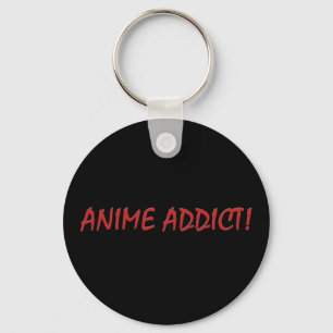 Llavero Fob Anime Addict Chiste Keychain