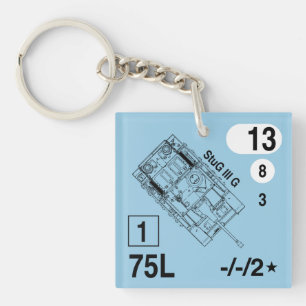 Llavero Fob ASL StuG IIIG Keychain