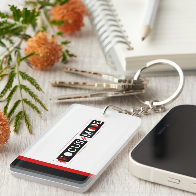 Llavero Focus Mode Acrylic Keychain (Frente Derecha)