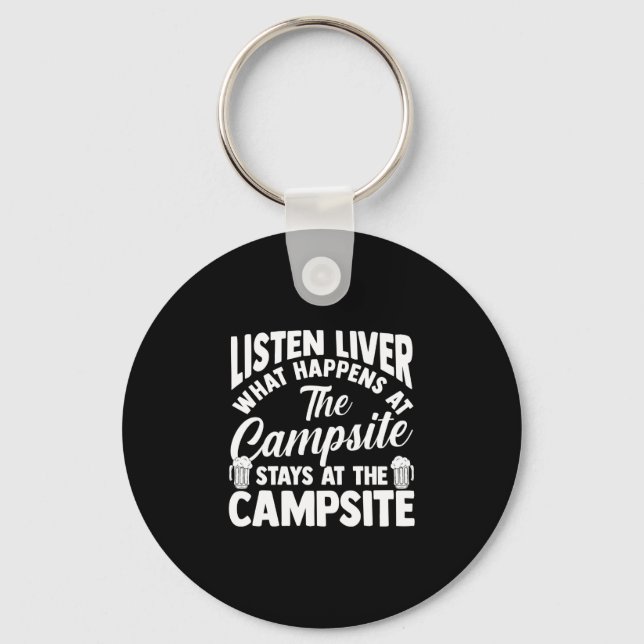 Llavero Fogueira de camping vida de campamento bosque camp (Anverso)