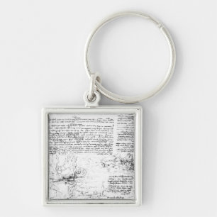 Llavero Fol.145v-a, página del cuaderno de da Vinci