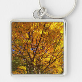 Llavero Follaje Amarillo de Otoño