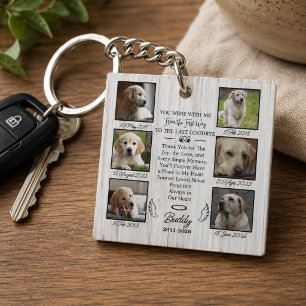 Llavero Folleto de fotos conmemorativas de mascotas Recuer