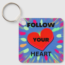 Llavero Follow Your Heart